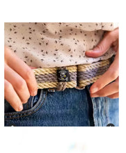 Cargar imagen en el visor de la galería, Cinturón vegano con cuerdas naturales