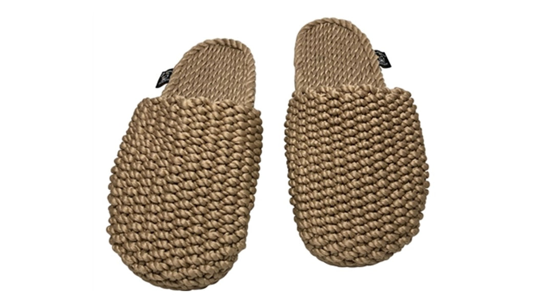 Sandalia pantufla Slippa Camel